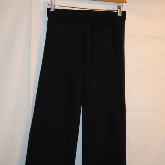 Y2K Lululemon  Black  Drawstring Flare Pant Size Small - Picture 9 of 13